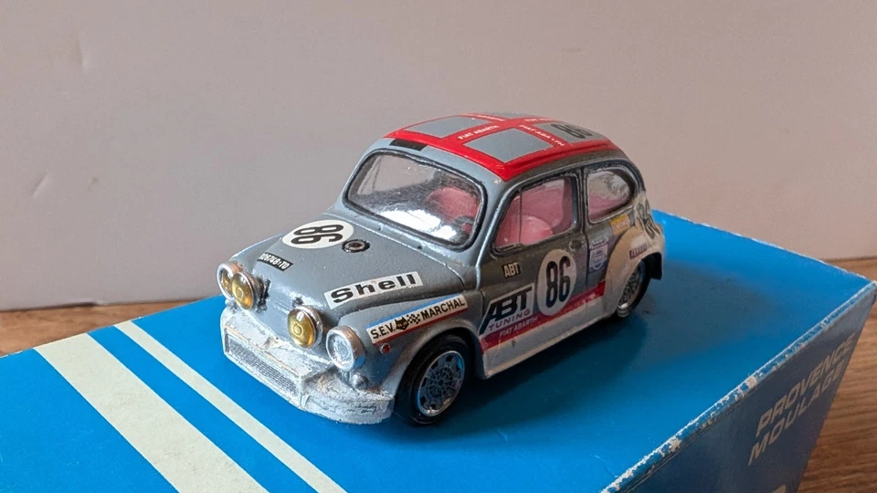PROVENCE MOULAGE 1/43 FIAT ABARTH 1000 24H DE SPA KIT RESINE - Photo 2/4