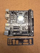 ASRock B85M-ITX Motherboard + i5-4670 + 8GB RAM + IO Shield