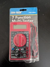 New Cen-Tech Digital Amp Ohm Multimeter Voltmeter AC DC Voltmeter