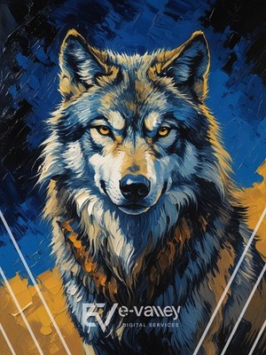 Wolf Animal Artwork Digital Product HD Image Picture Photo Wallpaper for Print