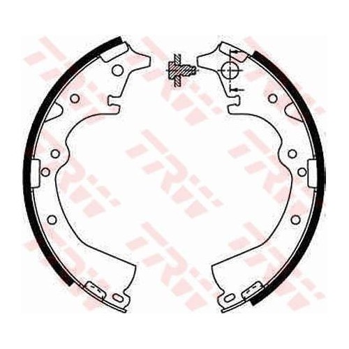 Bremsbackensatz TRW GS8184 FüR Toyota Hinterachse-image