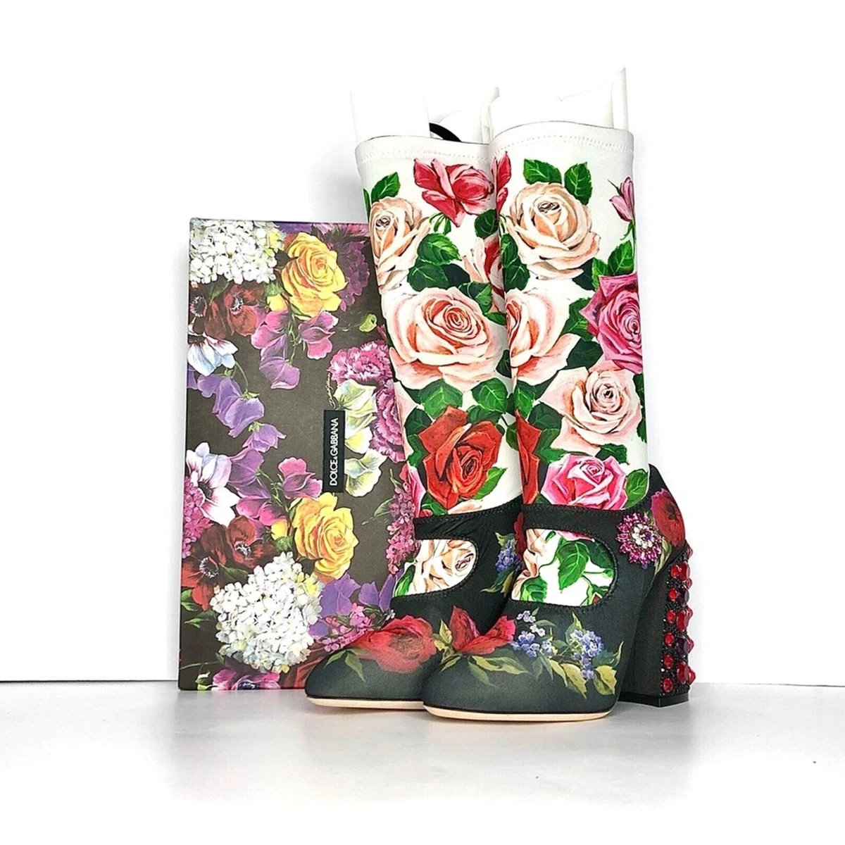 Dolce&Gabbana Floral Boots for Women for sale | eBay display picture 1