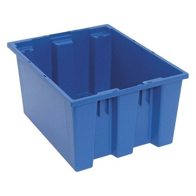 QUANTUM STORAGE SYSTEMS SNT190BL Stk and Nest Ctr,Blue,Solid,PP 9CCL6
