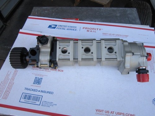 Vintage Edelbrock Lil John Buttera Made 3 Stage Dry Sump Oil Pump As is in pics