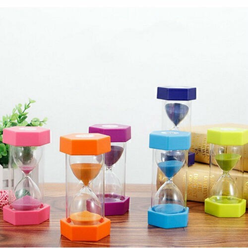 1/5/10/15/20 / 30min Sanduhr Sand Uhr Ei Küche Timer Kind Spielzeug Eieruhr - Bild 2 von 8