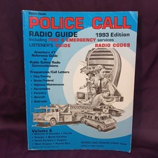 Vtg 1993 Radio Shack Police Call Radio Guide Vol 6