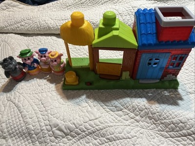 Mega Bloks Block Buddies - Three Little Pigs Playset TESTED