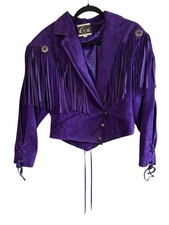 Global Identity Size Small Purple Suede Leath...