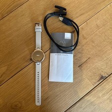 Garmin Lily Smartwatch Female Health Tracker Silicone Band Used Excellent Condit