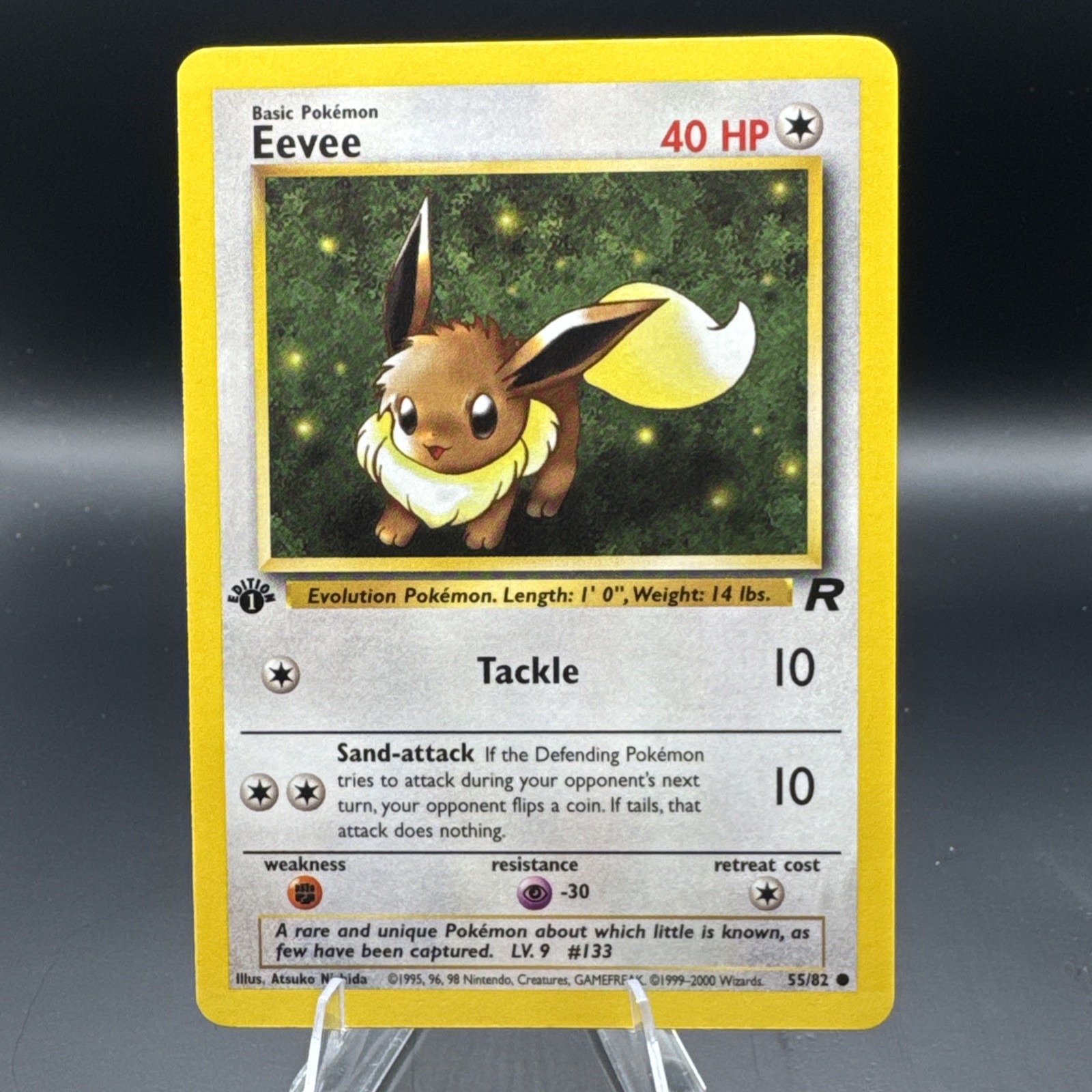 Eevee #55 1st Edition Team Rocket Near Mint