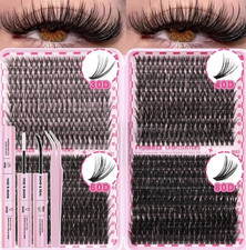 FOMIZE LASHLUSTERS Black Cluster Lashes Reusa...