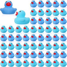 100 Pcs Mini Rubber Ducks 1.57" Rubber Ducks Bulk Baby Shower Party Favo