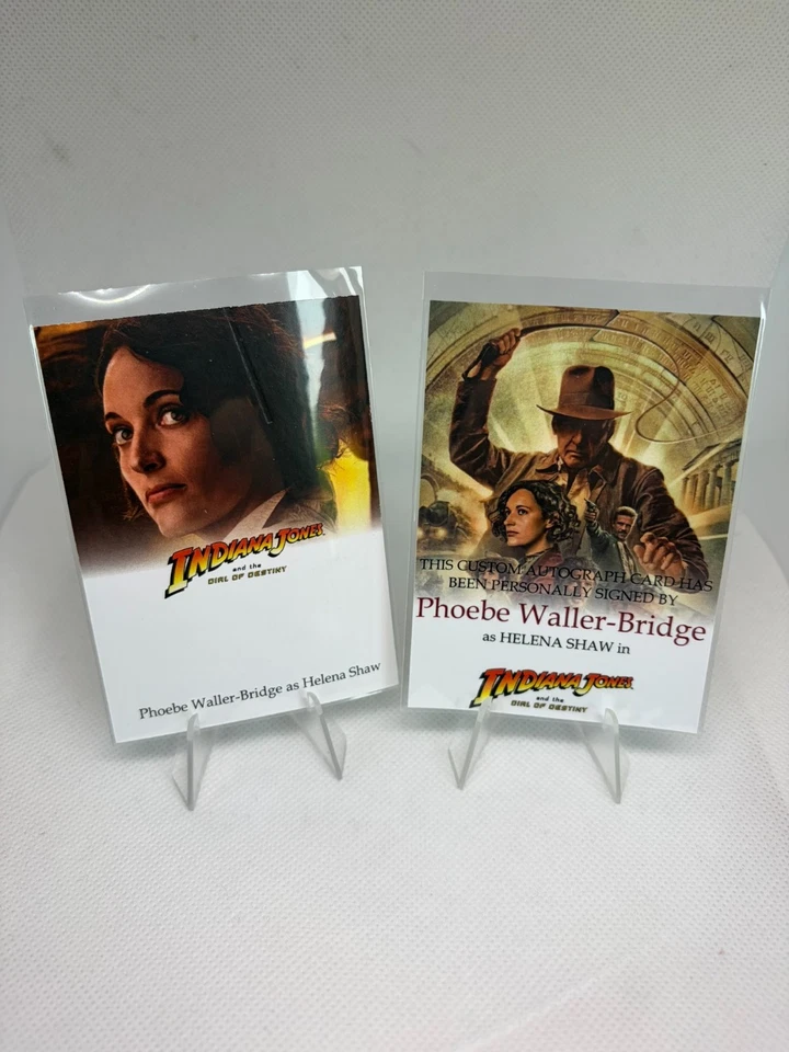 Phoebe Waller-Bridge Custom Card Helena Shaw Indiana Jones Dial of Destiny - Photo 1/1