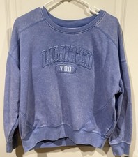 Limited Too Crewneck Sweater ~ Girls Blue sz ...