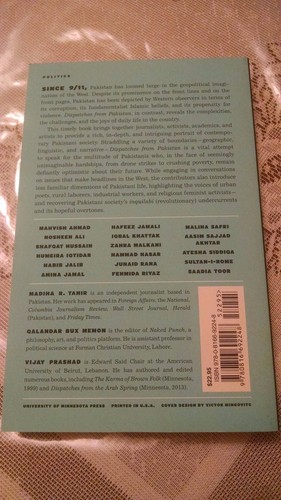 Dispatches from Pakistan by Madiha R.Tahir / Qalandar Bux Memon / Prashad, Vijay - Imagen 2 de 4