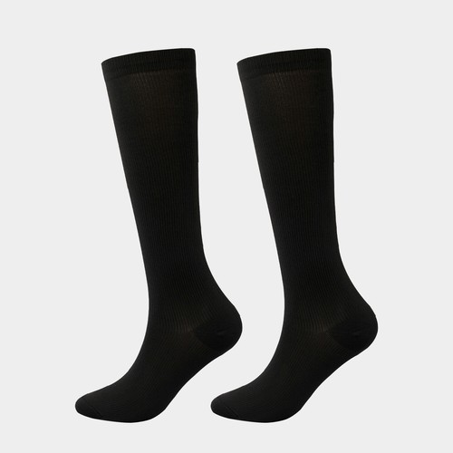 COMPRESSION FLIGHT SOCKS UNISEX MIRACLE TRAVEL ANTI SWELLING FATIGUE DVT SUPPORT - Picture 13 of 15