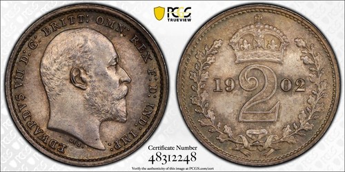 i-650384 United Kingdom 2 Pence 1902. PCGS PL 64