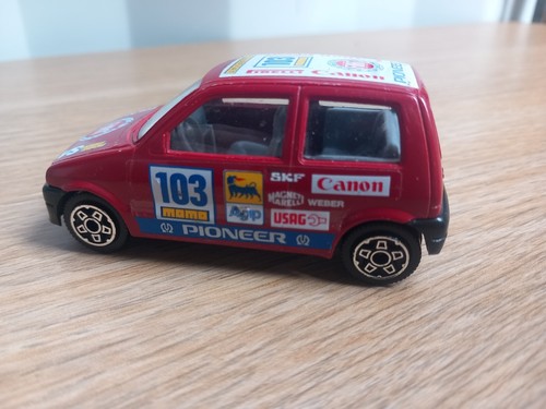 Burago 1/43 Fiat Cinquecento Rally Red Code 4138 DieCast Car - Picture 9 of 10