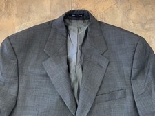 Vintage RALPH RALPH LAUREN Black Label 100 Wool Mens Sports Blazer Gray 42R