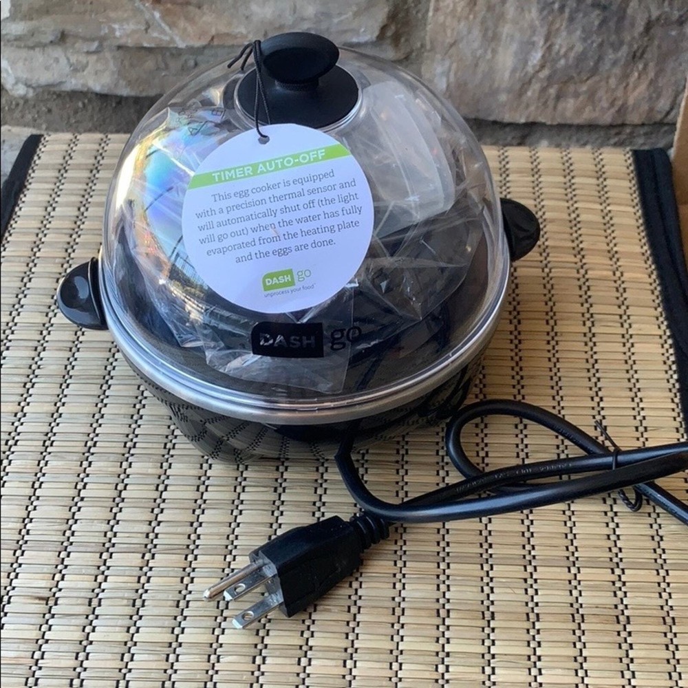 Dash Go Rapid Egg Cooker for Poaching, Hard Boiling & Scrambling – New Model
