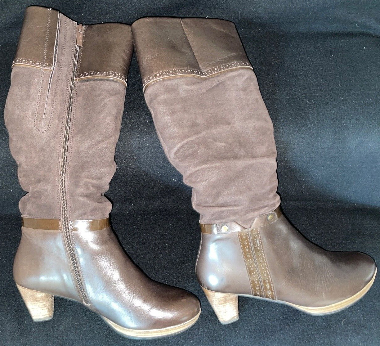 SOFTWAVES COMFORT ROUND THE CLOCK CHOCO HEEL HIGH… - image 6