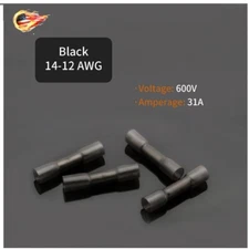 Heat Shrink Butt Wire Connectors Crimp Terminals AWG 14-12 Gauge 50/200PCS US