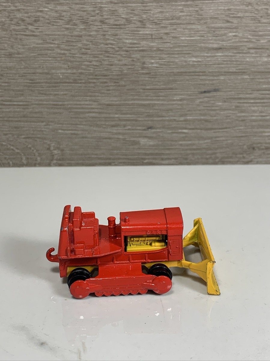 Vintage Matchbox Lesney 1969 #16 Case Tractor Bulldozer