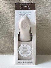 Martha Stewart Crafts Embossed Wedding Cake Paper Craft Punch, New In Box