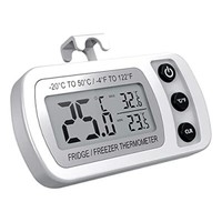 Oria Digital KüHlschrank Thermometer Wasserdicht Gefrierschrank Thermometer Weiß