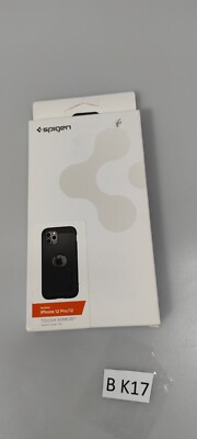 Schutzhülle Handyhülle Case Spigen Tough Armor iPhone 12 / 12 Pro schwarz