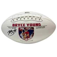 Bryce Young Autographed Alabama Crimson Tide #1 Draft Pick Football Exclusive Li