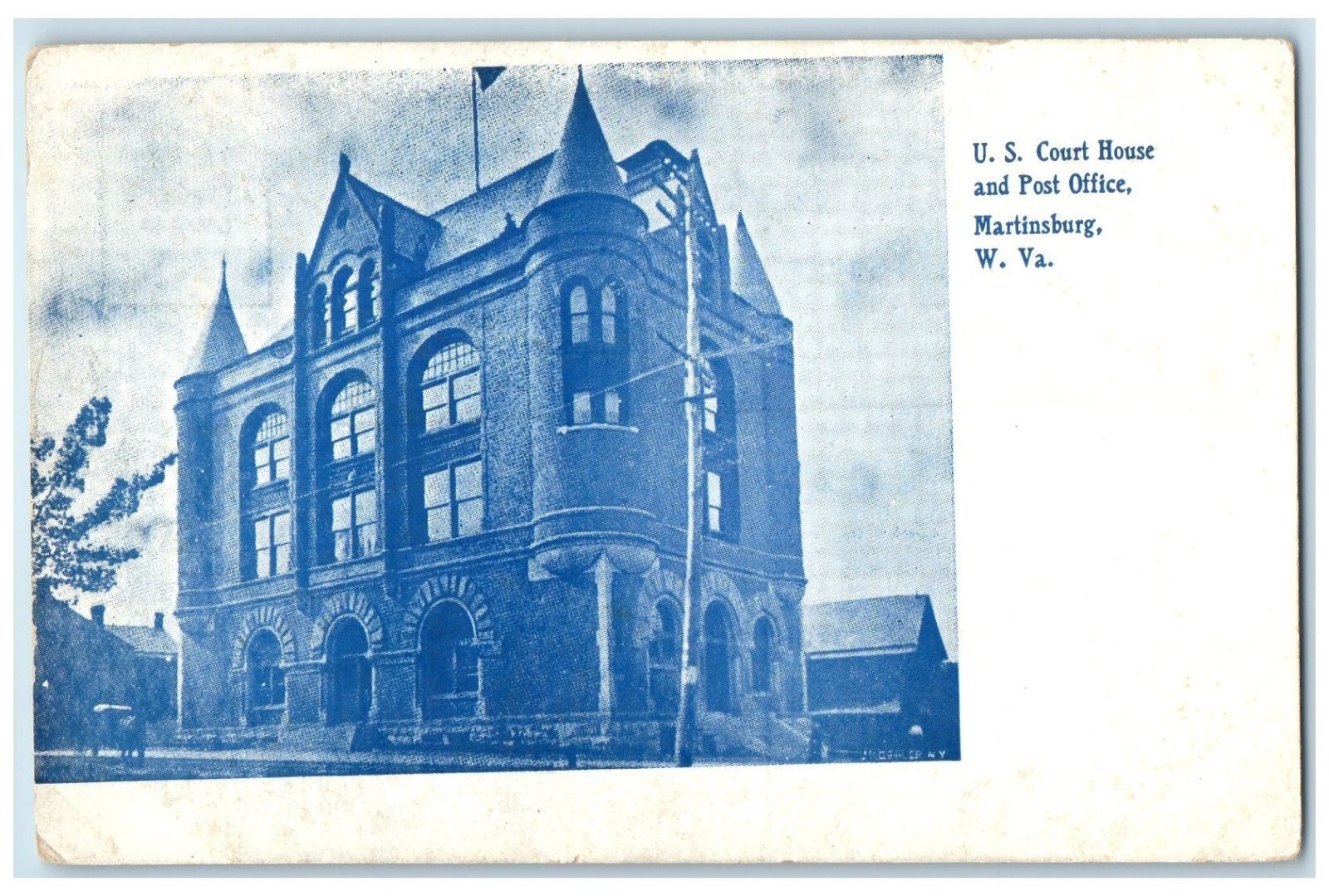 c1910's US Court House And Post Office Martinsburg West Virginia WV