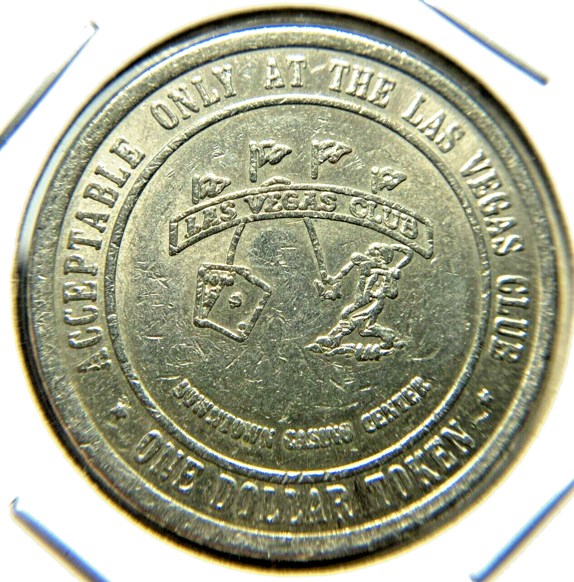 Vintage Las Vegas Club $1 Casino Token, Las Vegas, NV