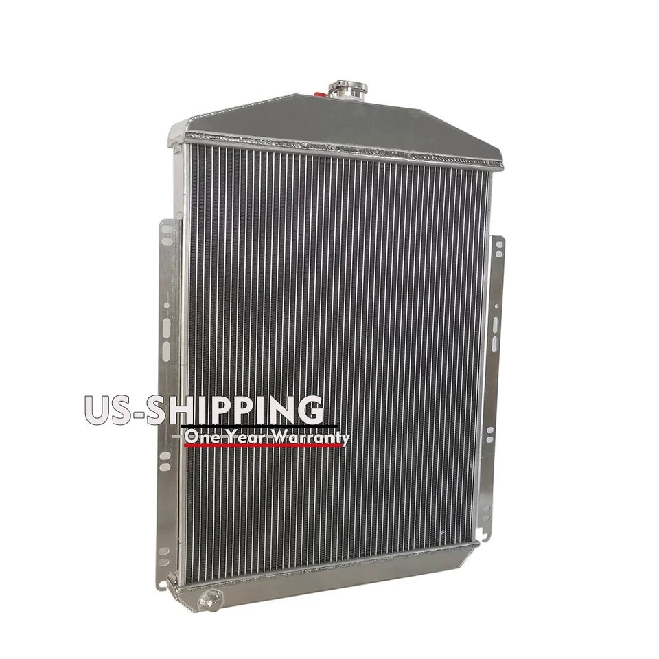 All Aluminum Cooling Radiator for 1942-1948 Oldsmobile G-47 #CC42OL 2-row 1947 Foto 3 de 4