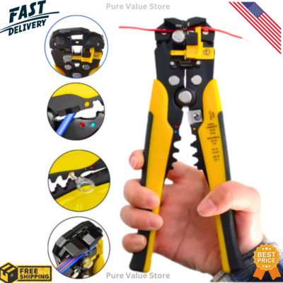 Self-Adjusting Wire Stripper  Cable Cutter & Stripper Tool- FREE SHIPPING  