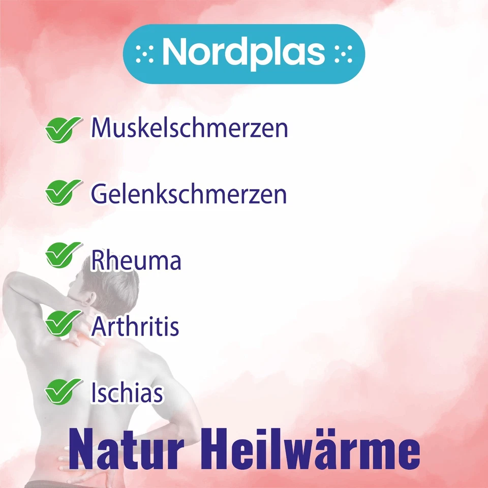 Wärmepflaster speziell für Rücken Nacken Schulter Knie schnelle Schmerzlinderung - Bild 3 von 4