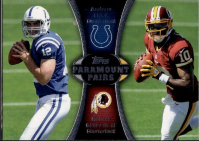 Andrew Luck / Robert Griffin III - 2012 Topps - Paramount Pairs #PA-LG