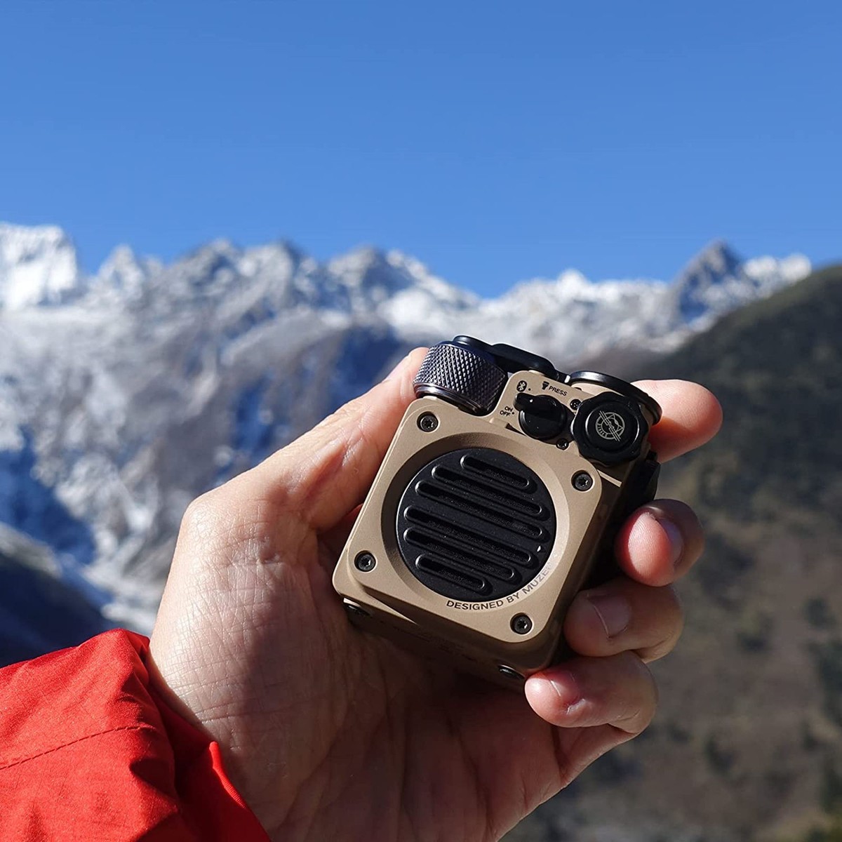 Muzen Portable Bluetooth Speaker Wild Mini Desert Yellow