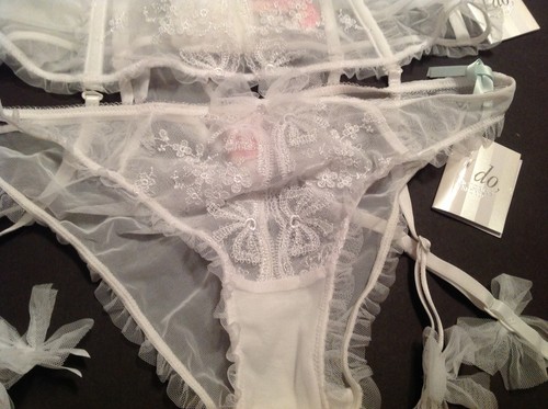 Victoria's Secret I Do Bridal Demi Push Up Bra Panty Set 4 pc White NWT Wedding - Picture 87 of 93