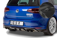 CSR Heckansatz ABS Carbon Look FüR VW Golf 7 R / R-Line
