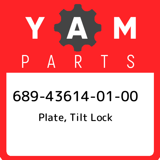 689-43614-01-00 Yamaha Plate, tilt lock 689436140100, New Genuine  