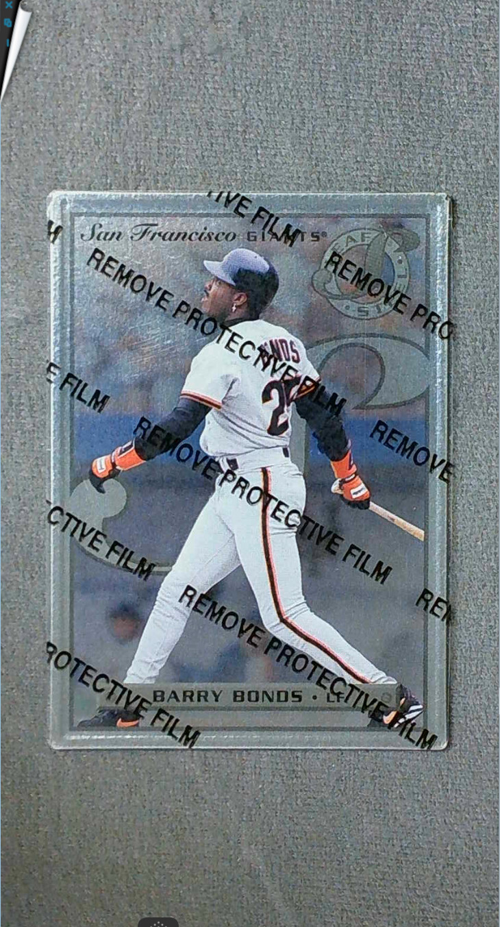 1996 Leaf Preferred Steel #6 Barry Bonds Giants