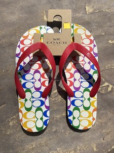 coach pride sandals