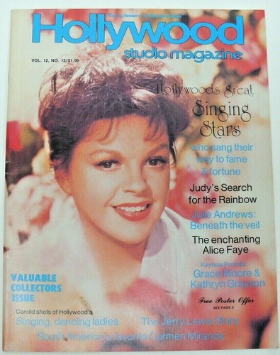 Hollywood Studio Magazine JUDY GARLAND Vol.12, No. 12 March 1979  MD3