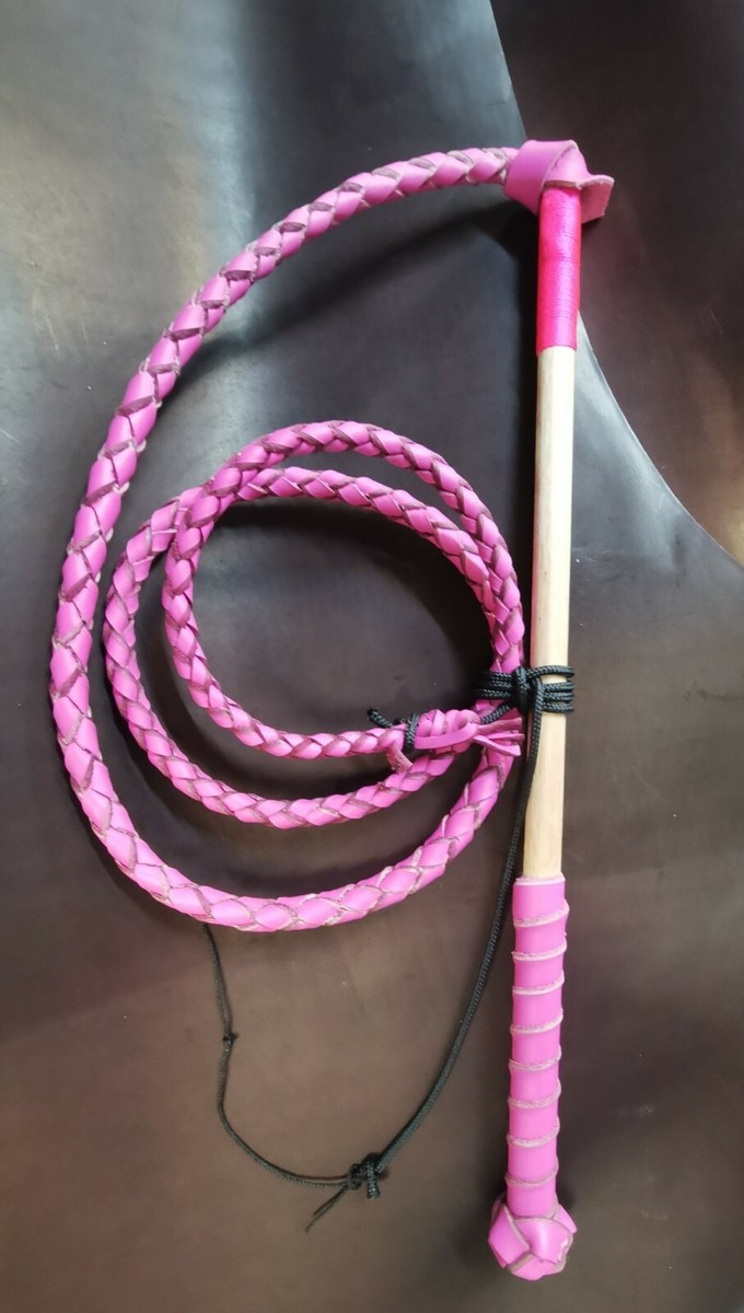 5ft hot pink stock whip leather Stockwhip | eBay Australia