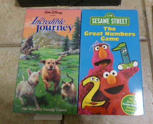 VINTAGE LOT OF 8 CHILDRENS MOVIES VHS FORMAT, 3 BEARS, CINDERELLA, SESAME STREET - Picture 5 of 5