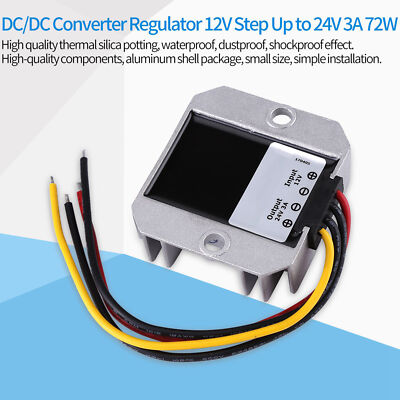 DC-DC 12V To 24V Power Step-up Boost Spannung Stromversorgung Konverter Modul 