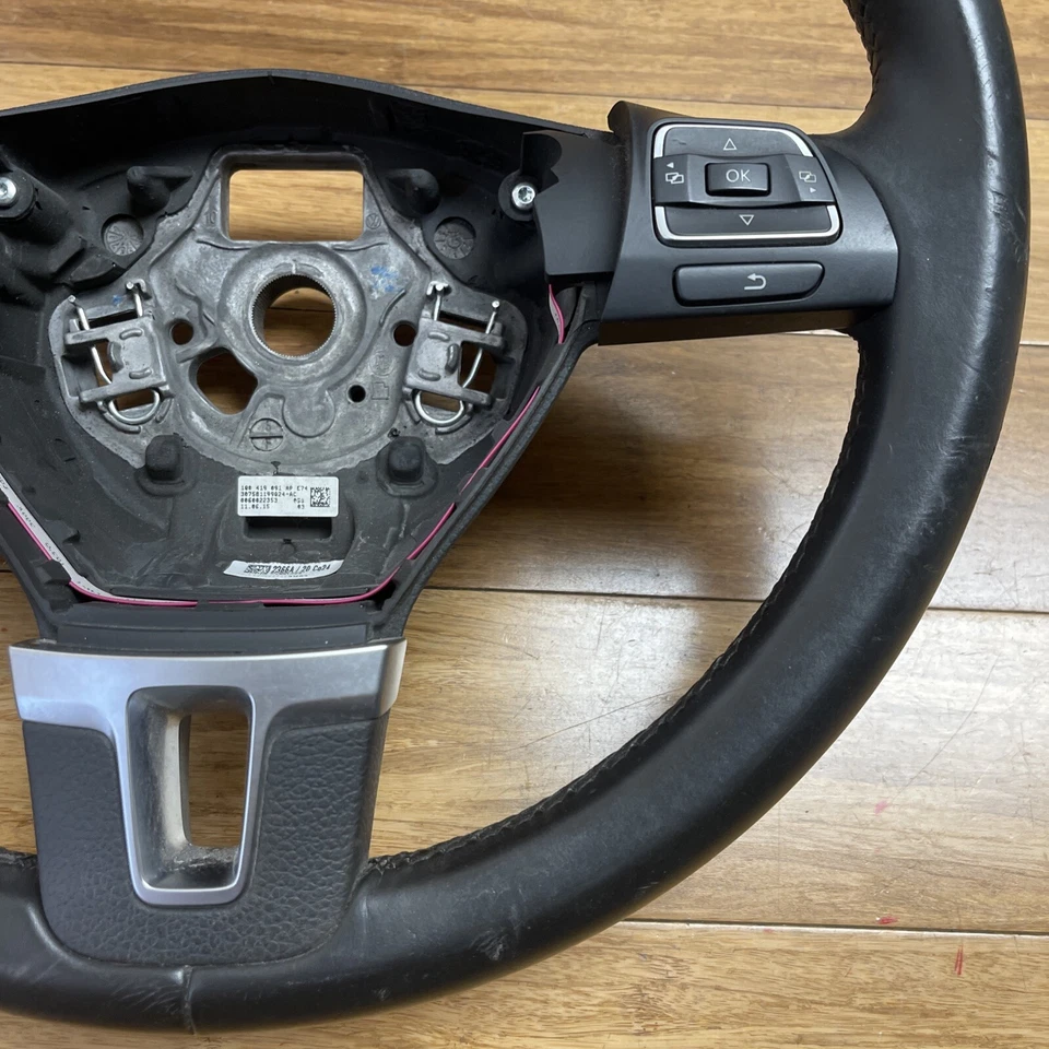 Volkswagen EOS 2012-2016 3 RADIOS cuero volante multifunción OEM Foto 4 de 4