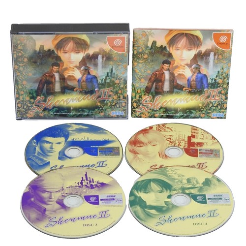 Jeu Sega Dreamcast SHENMUE (Disc 1-2-3-4) - Version NTSC-J (Japon) - Bon état, Fonctionnel - Jeu Rare