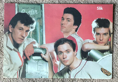 SLIK - 1977 UK Magazine annual full page poster MIDGE URE